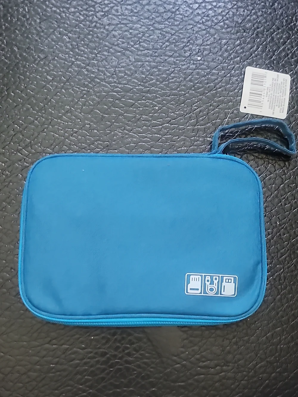 Baby Bright Blue Electronic Tech Accessories and Cables Organizer Pouch